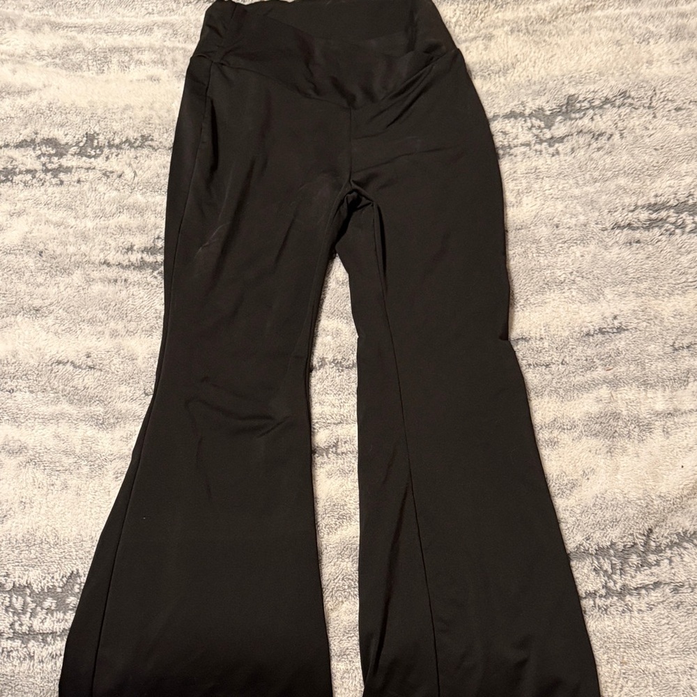 Elegant Black Women's Flared Pants